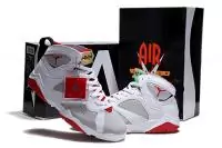 sport air jordan 7 hommes basket blance sliver